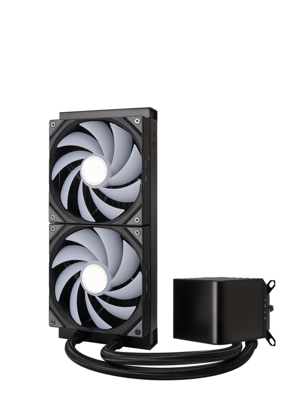 TRYX PANORAMA 280mm AIO Liquid Cooler ARGB Sort