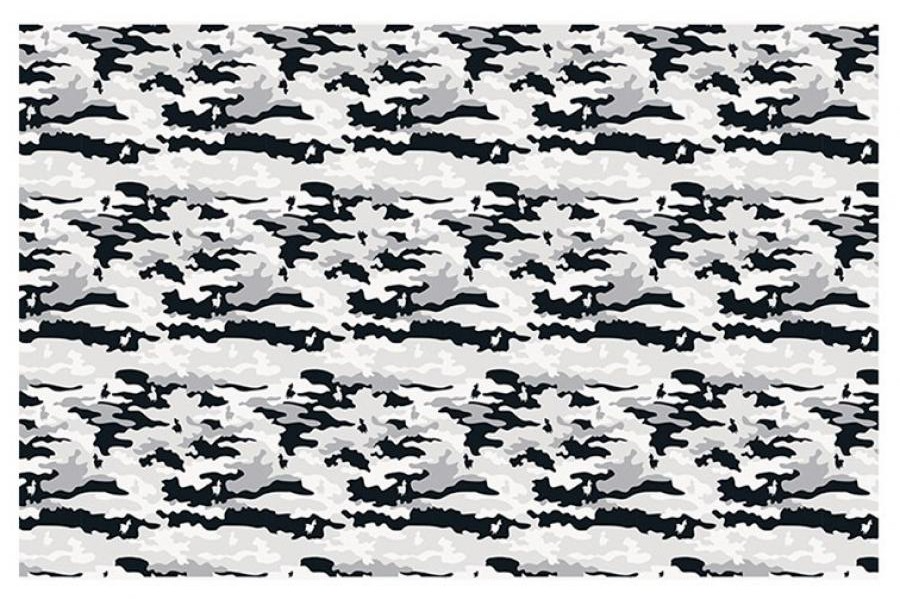 Fortnite Plastik Borddug - Sort Camouflage - 137x213 cm