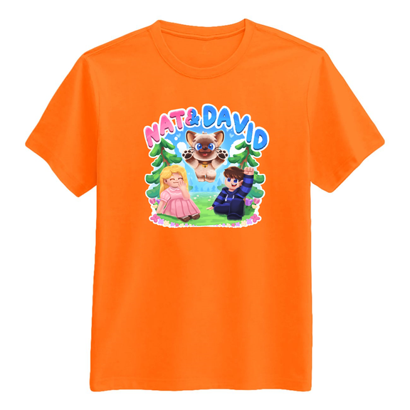 Nat&David Olaf Tee - Orange