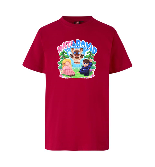 Nat&David Olaf Tee - Rød