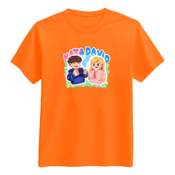 Nat&David Tee - Orange