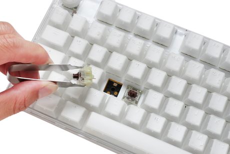 Ducky One 3 - Aura White Nordic - Fullsize - Gateron Baby Kangaroo- RGB
