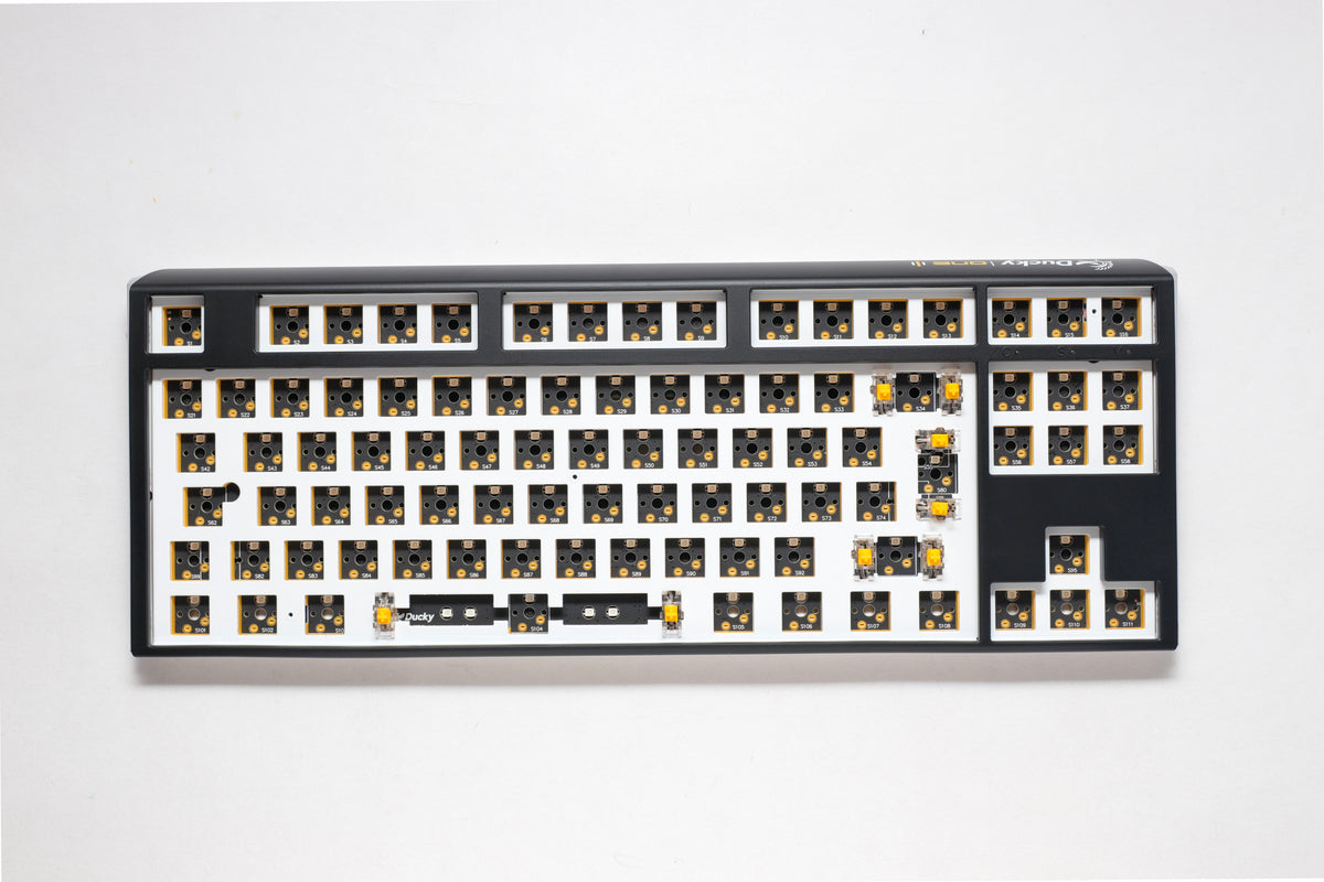 Ducky One 3 - Hot Swap ISO Barebone Black - TKL - RGB - Without Switches/keycaps