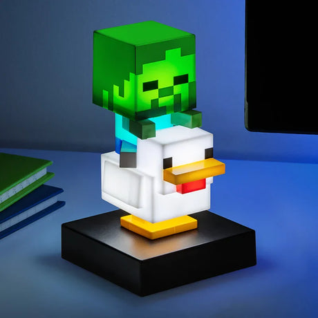 Paladone Minecraft Chicken Jockey Ikonlampe