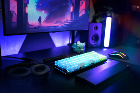 Glorious Polychroma V2 RGB Keycaps - Nordic ISO (131 pcs) - Cherry Profile