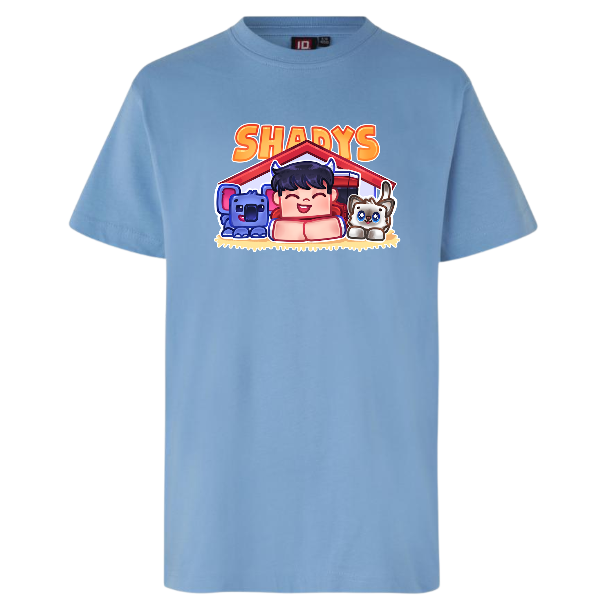 ShadysMC Shadys Kæledyr Tee - Lyseblå