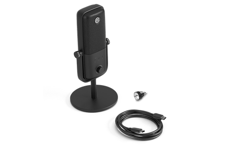 Elgato Wave:3 MK.2 – USB-kondensatormikrofon, sort – medfølgende dele