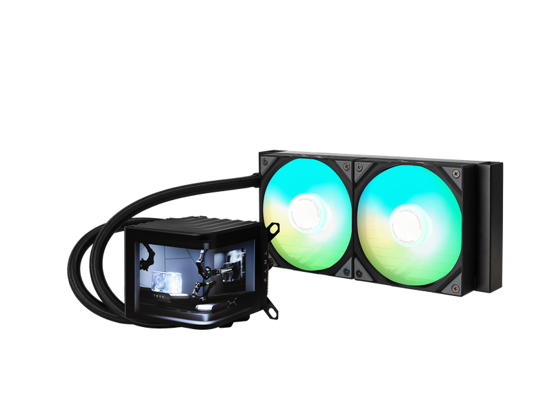 TRYX PANORAMA 240mm AIO Liquid Cooler ARGB Sort