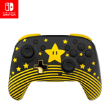 Turtle Beach Rematch Wireless – Super Mario Star – Switch – controller på sort baggrund