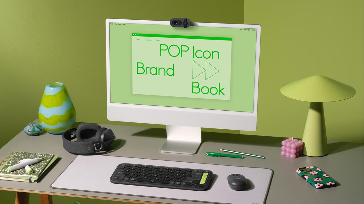 Logitech - Pop Icon Combo Nordic - Graphite