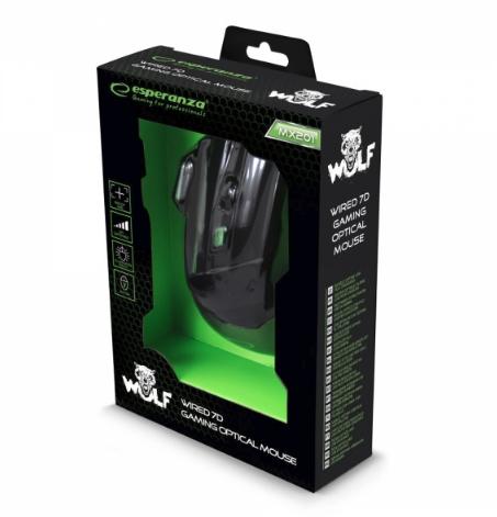 Esperanza EGM201G gaming mouse (grøn)