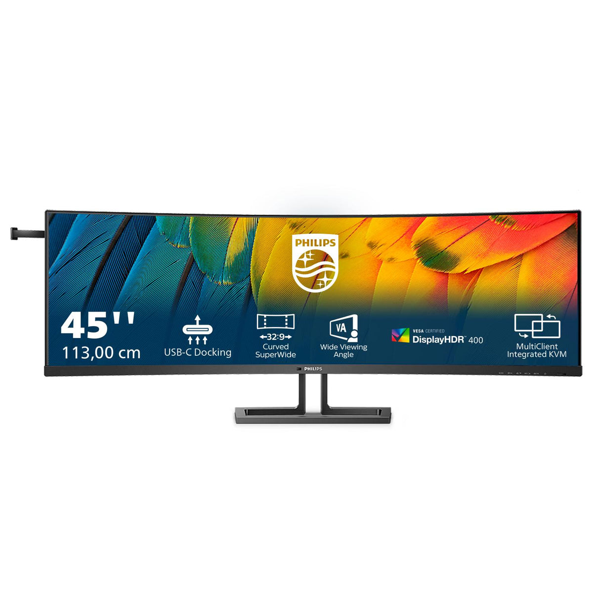 Philips 45B1U6900C 45 5120 x 1440 (UltraWide) HDMI DisplayPort USB-C 75Hz Dockingskærm
