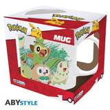Abysse Pokemon Mug Grass Partners - Green - 320 ml