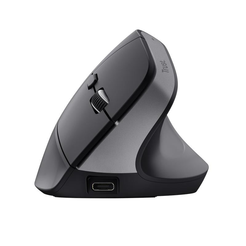 TRUST BAYO+ ERGONOMIC WIRELESS MOUSE - BLACK TRUST