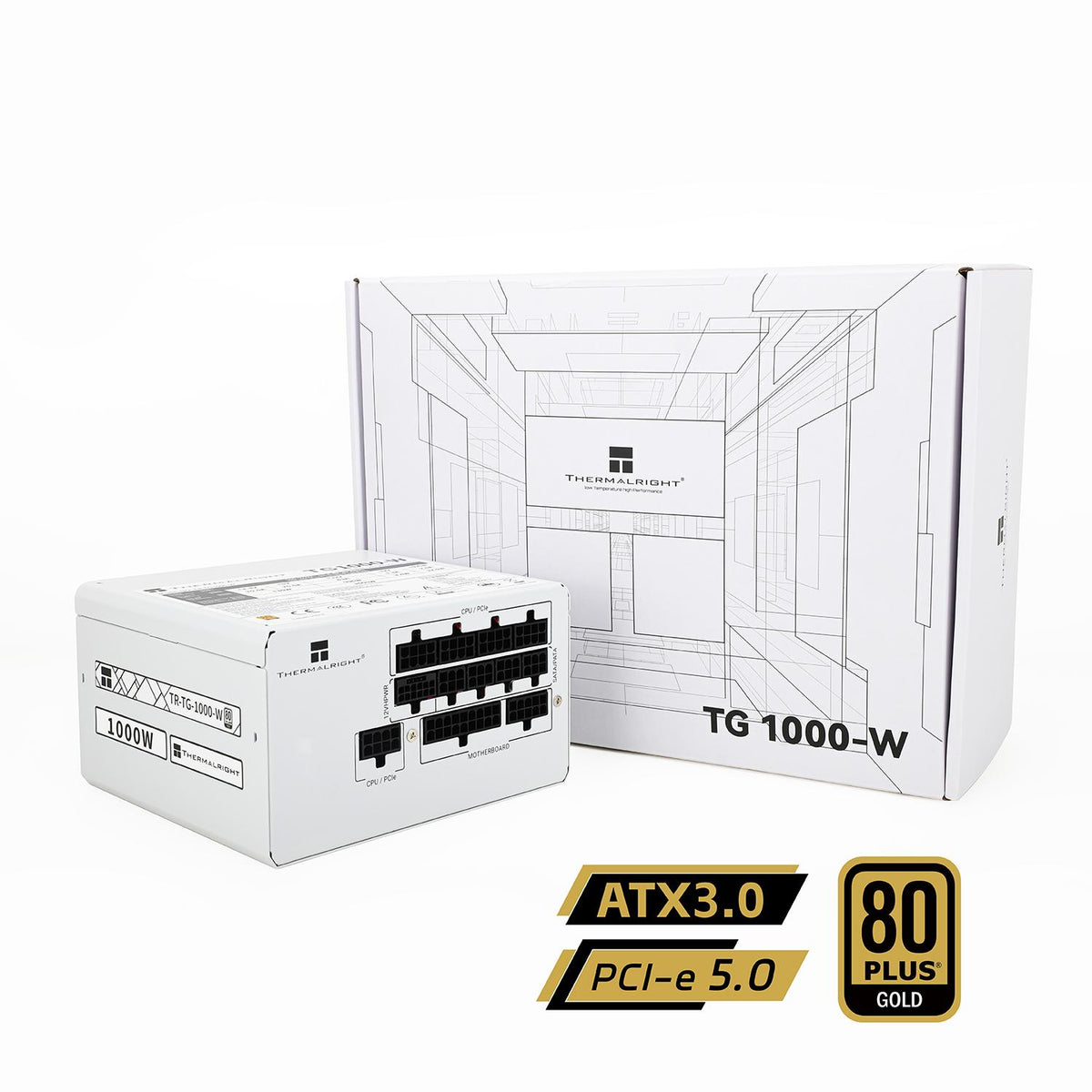 Thermalright TR-TP 1000-W White - PSU, 80+ Platinum