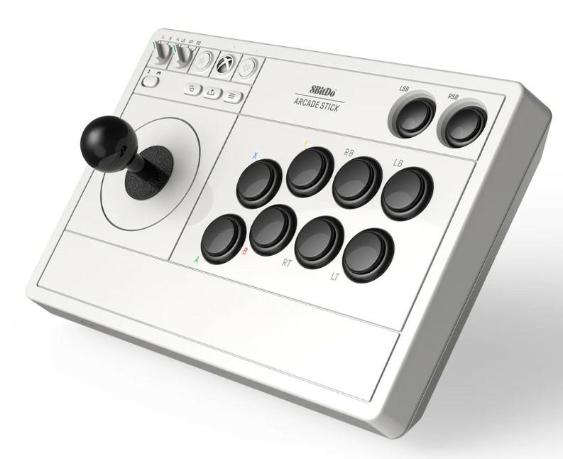 8BitDo Arcade Stick Xbox & PC - Hvid