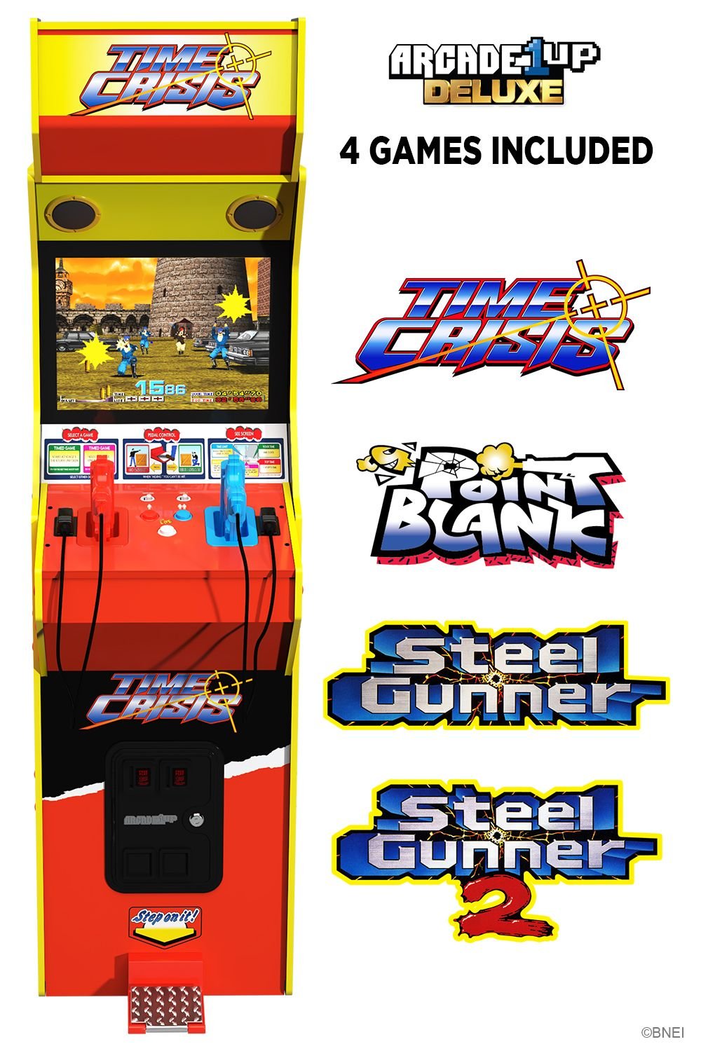 Arcade1Up ARCADE 1 UP TIME CRISIS DELUXE ARCADE MACHINE