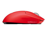 Logitech - PRO X SUPERLIGHT Wireless Gaming Mouse - RED