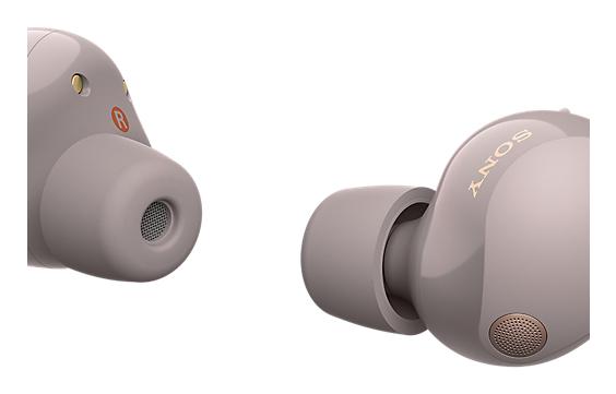 Sony WF-1000XM5 – trådløse in-ear-øretelefoner med støjreduktion – lyserød – produktdetalje 3