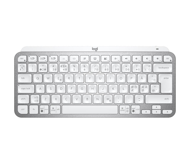 Logitech - MX Keys Mini Minimalist Wireless Illuminated Keyboard - Nordic Layout