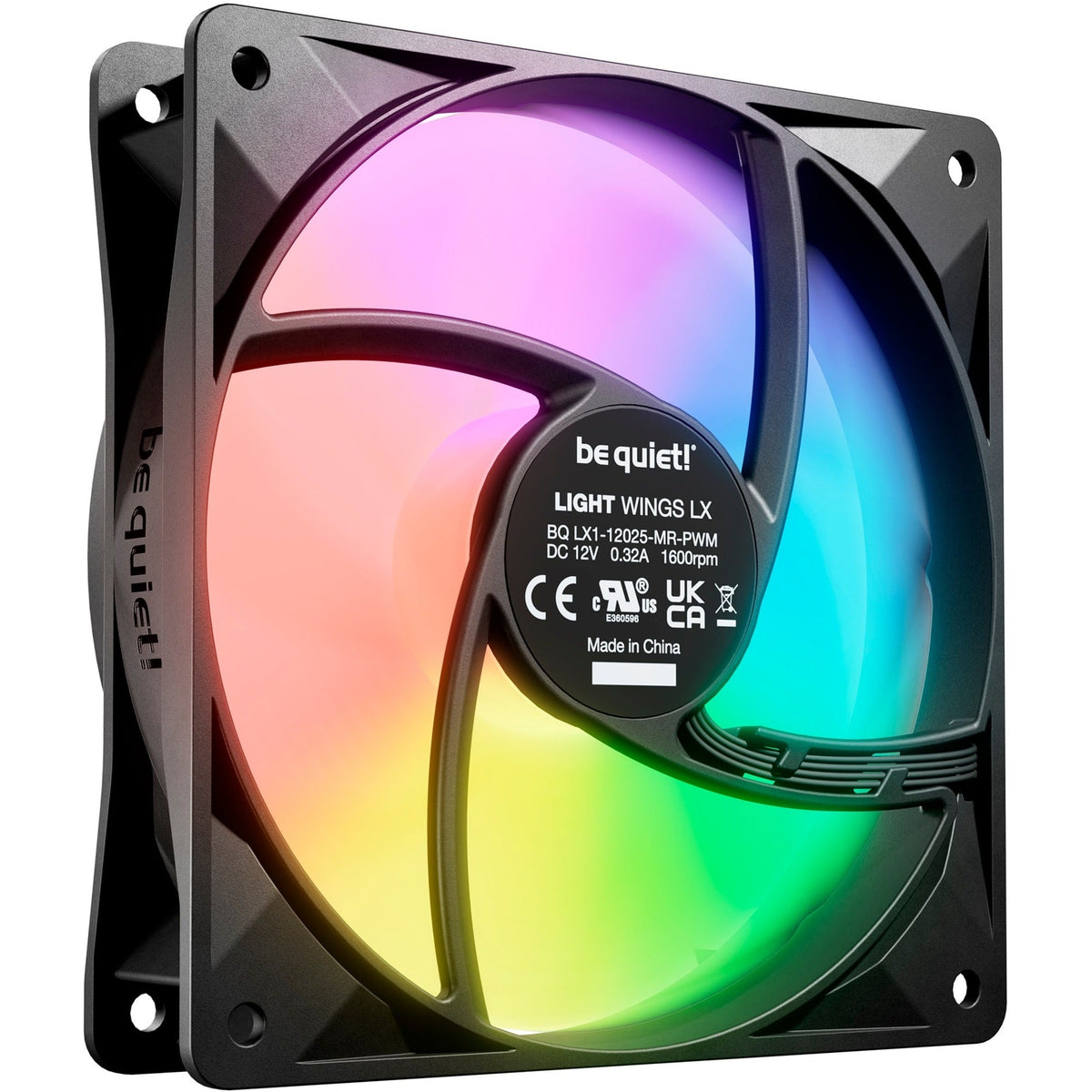 be quiet! Light Wings LX 120mm PWM Triple Pack, case fan (black, pack of 3)