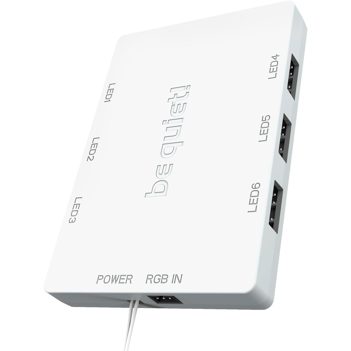 be quiet! Light Wings White 140mm PWM Triple Pack, case fan (white, pack of 3, incl. ARGB hub)