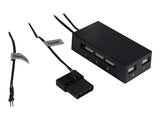 Inter-Tech W-III RGB Tårn ATX Ingen strømforsyning Sort