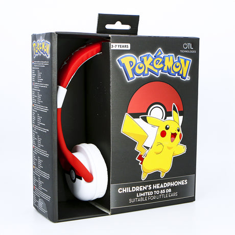 OTL - Junior Headphones - Pokemon Pokeball (856542)
