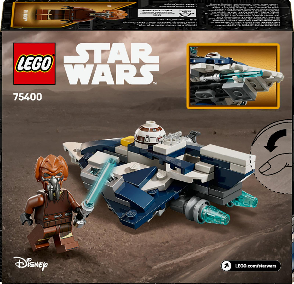 LEGO 75400 Star Wars Plo Koons Jedi Starfighter Microfighter