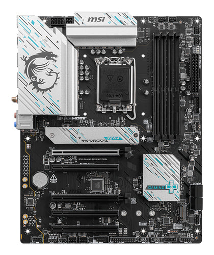 MSI B760 GAMING PLUS WIFI DDR4 – ATX-bundkort, LGA1700