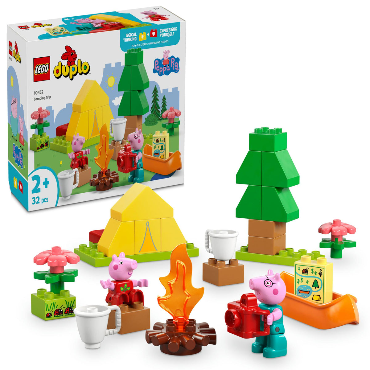 LEGO 10452 DUPLO Peppa Pig Camping Trip