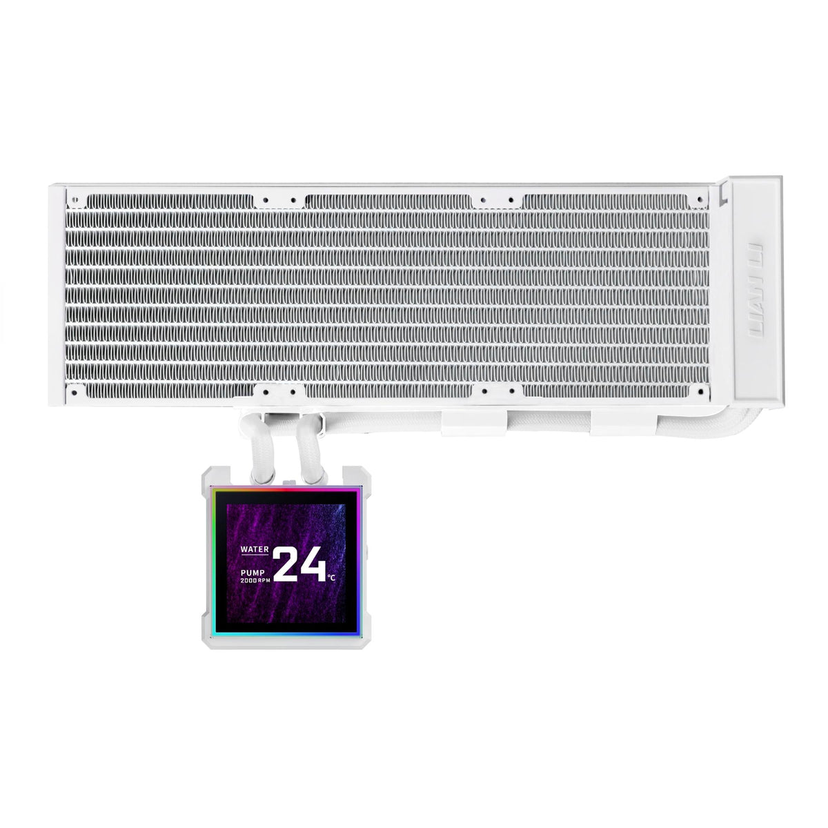 Lian Li Hydroshift II LCD-S, 360N fanless, White