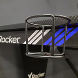 X-Rocker - Ocelot Carbon Gaming Desk - Blue & Red Stickers Geekd