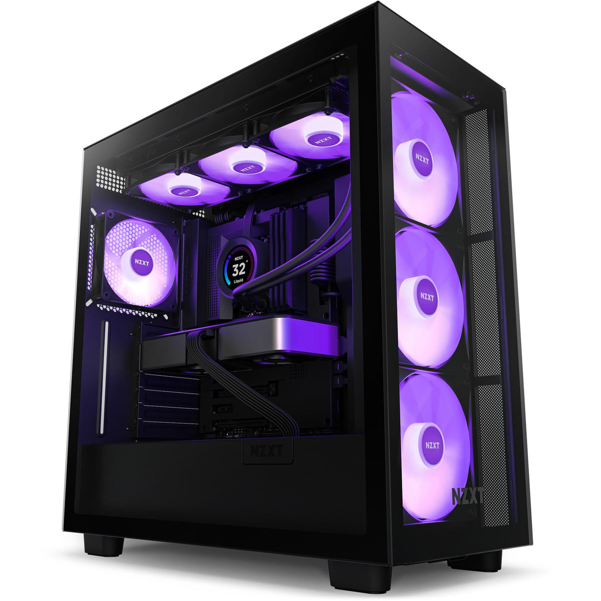 NZXT Kraken Elite RGB 360mm Liquid CPU Køler - Sort