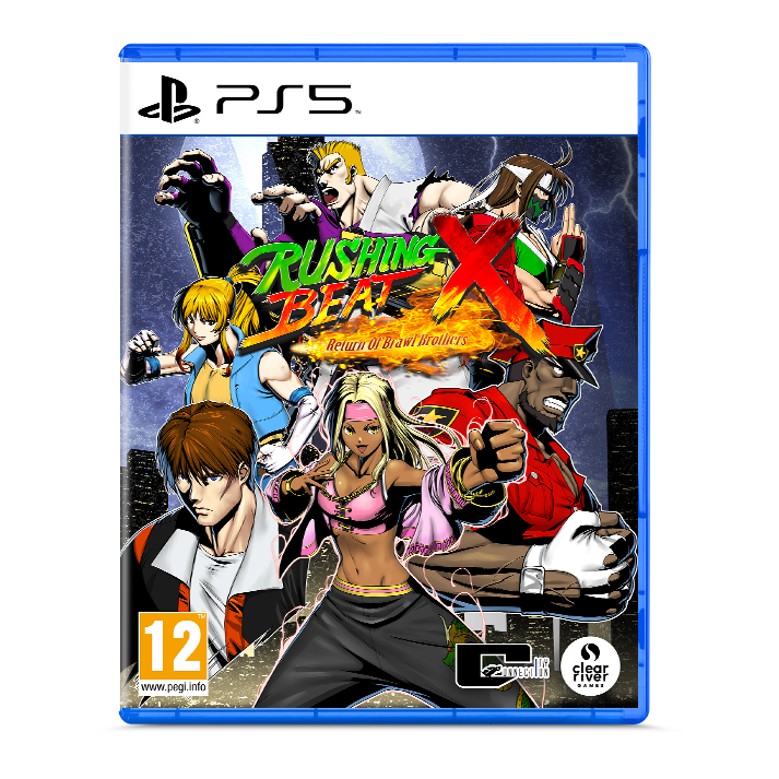 Rushing Beat: X Return of the Brawl Brothers – PlayStation 5 – spilomslag