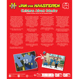 Jan van Haasteren julekalender 2026 – 24 × 54 brikker – emballagens bagside