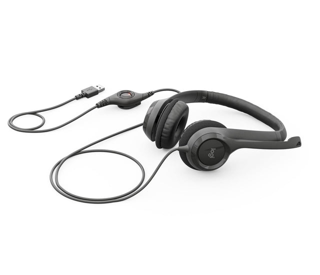 Logitech - H390 USB Headset black