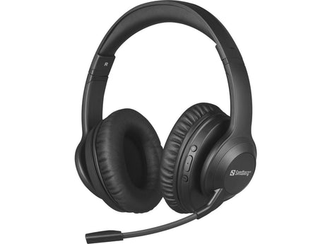 Sandberg Trådløst Headset ANC+ENC Pro - Sort