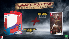 Zombie Survival Pack: The House of the Dead Remake & Blaster (Code in a Box) – Nintendo Switch – produktbillede