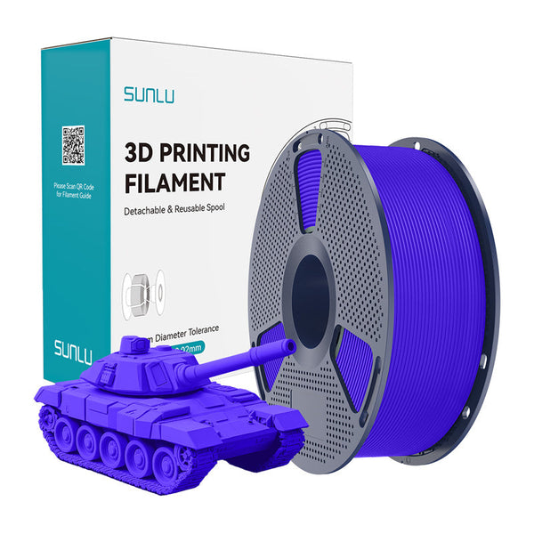 Sunlu PLA+ High-Speed filament – blå, 1,75 mm, 1 kg