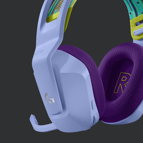 Logitech G G733 LIGHTSPEED Wireless RGB Gaming Headset Trådløs Headset Lilla