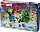 LEGO 76340 Marvel-julekalender – æske med Spider-Man, Wolverine og Doctor Doom