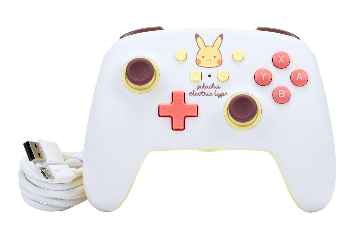 PowerA Enhanced Kablet Controller Til Nintendo Switch - Pikachu Electric Type