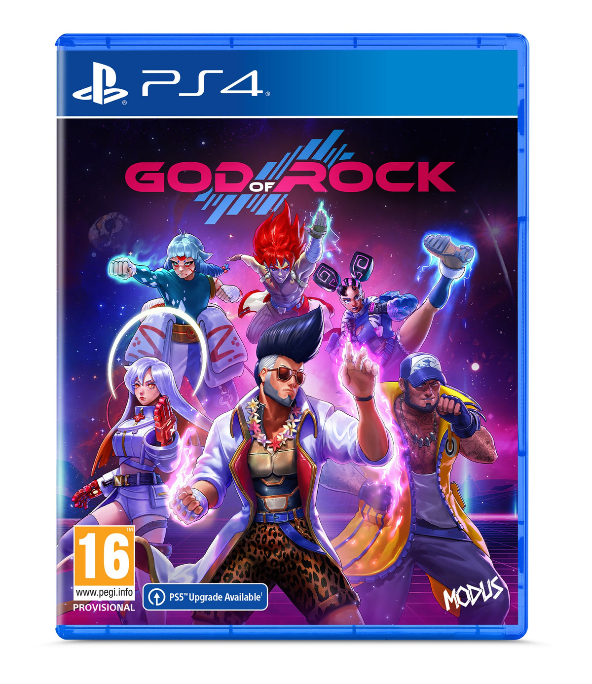 God of Rock – PlayStation 4 – spilomslag