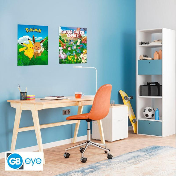 POKEMON - Set 2 Posters - Environments (52x38) Abysse