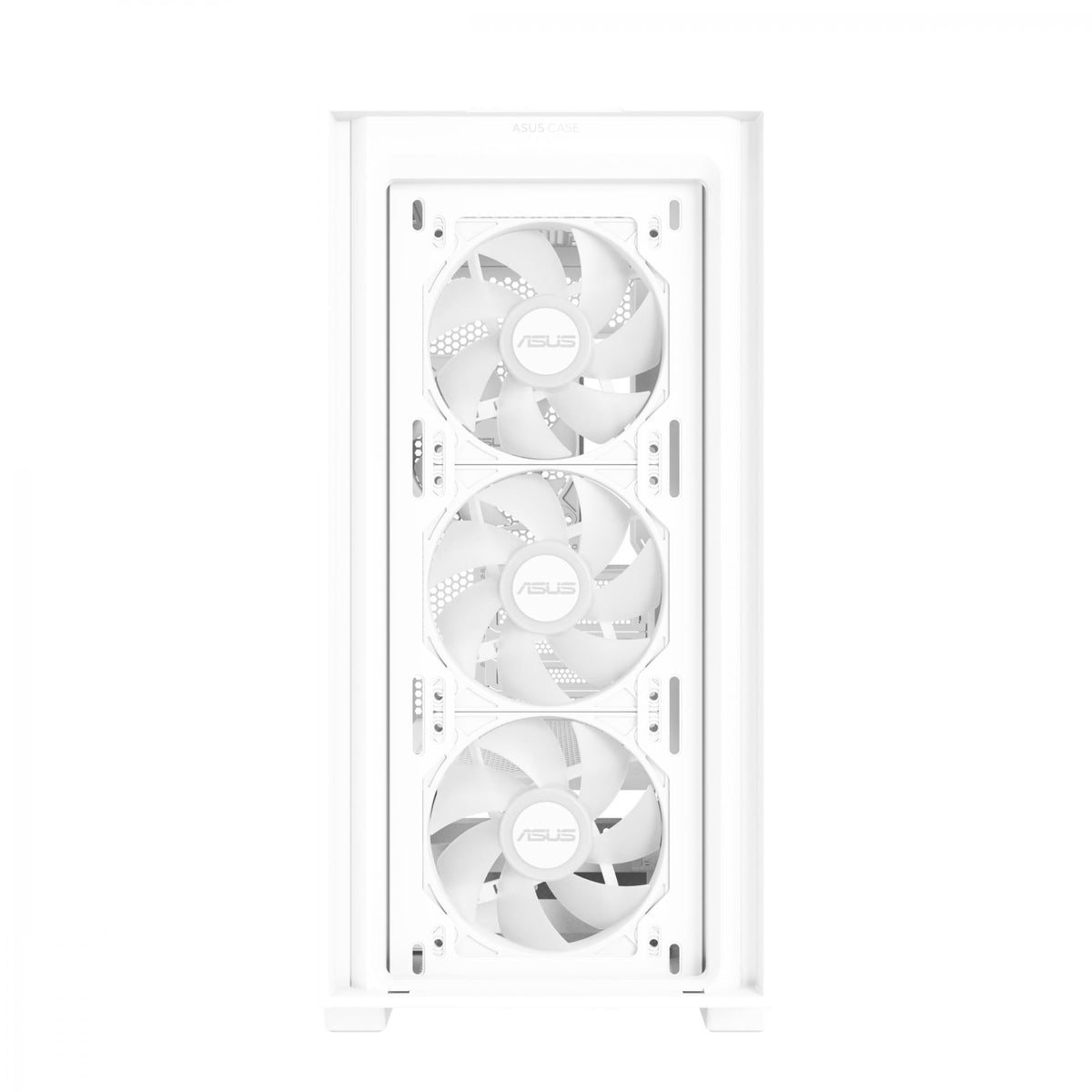 ASUS A21 PLUS mATX Case with 4 Pre-installed ARGB Fans, BTF support - White
