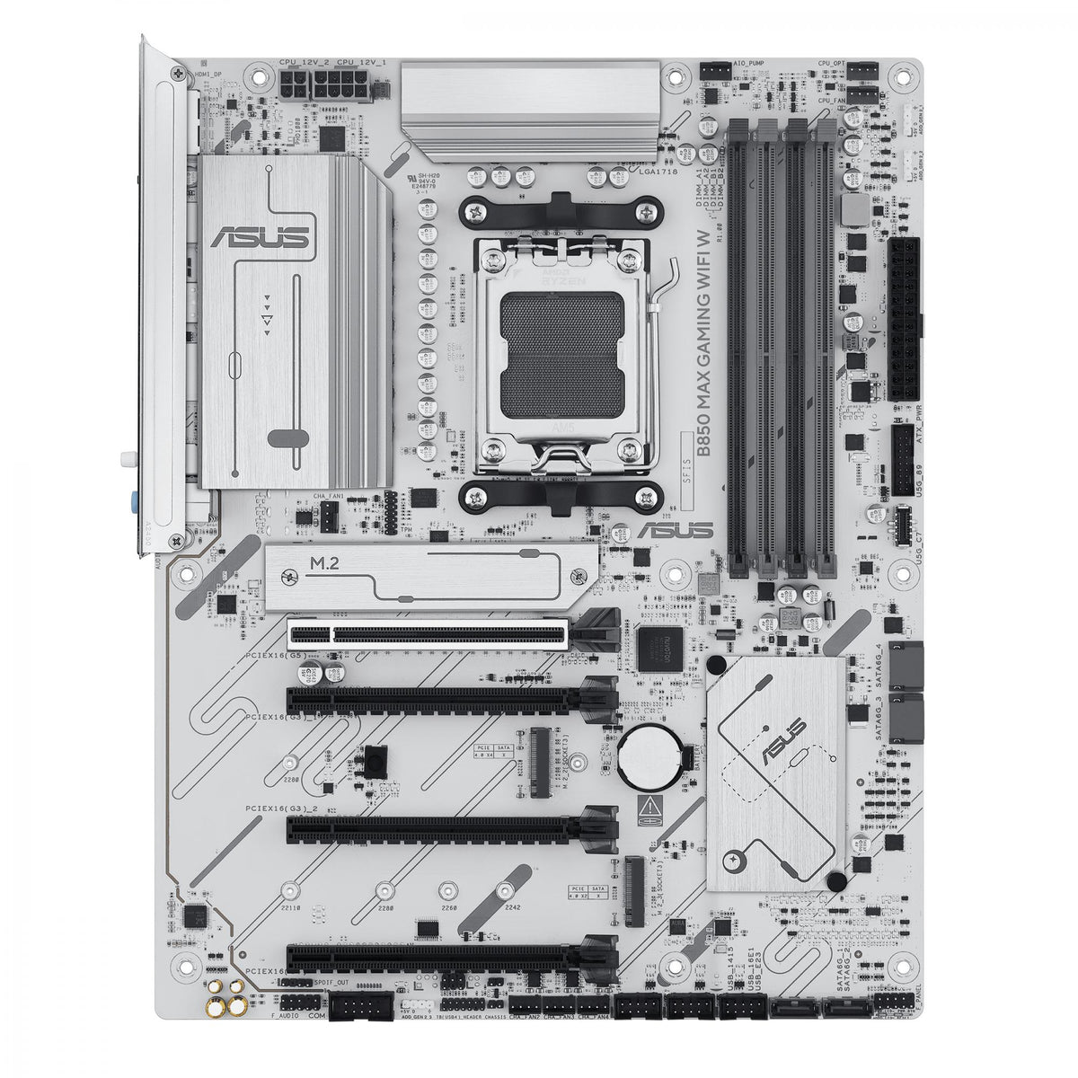 ASUS B850 MAX GAMING WIFI WHITE (ATX, B850, AM5, DDR5)