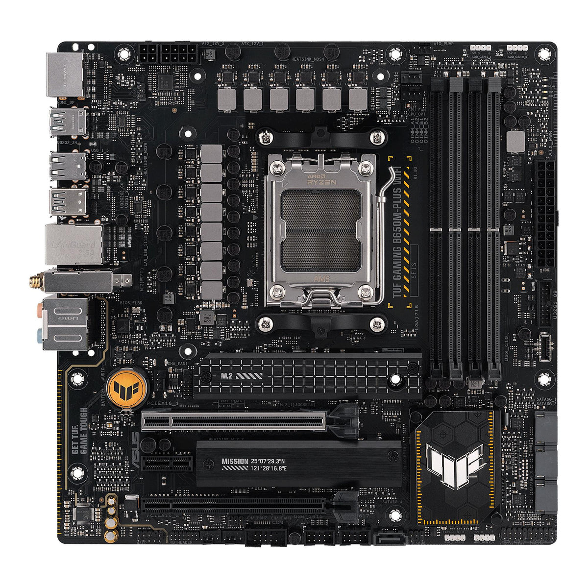 ASUS TUF GAMING B650M-PLUS WIFI (mATX, B650, AM5)