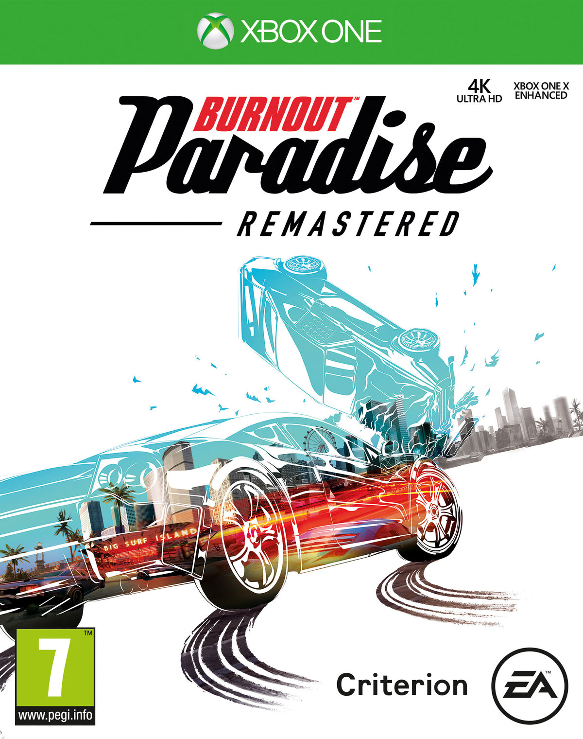 Burnout Paradise Remastered – UK/nordisk udgave – Xbox One – spilomslag