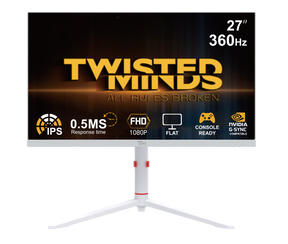 TWISTED MINDS ARTIC PRO SERIES 27" FHD - 360HZ - WHITE